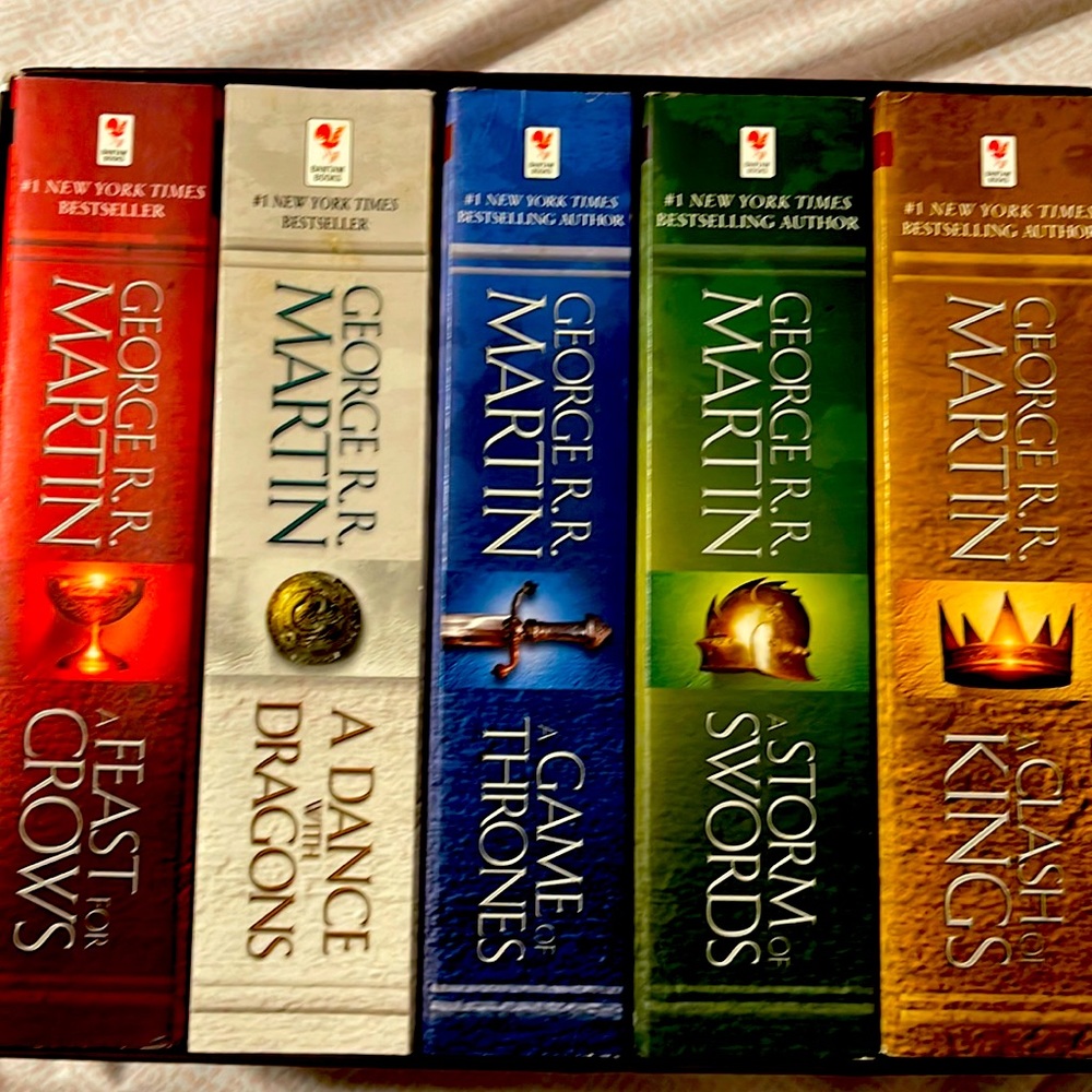 A song of ice and fire Game of Thrones books set